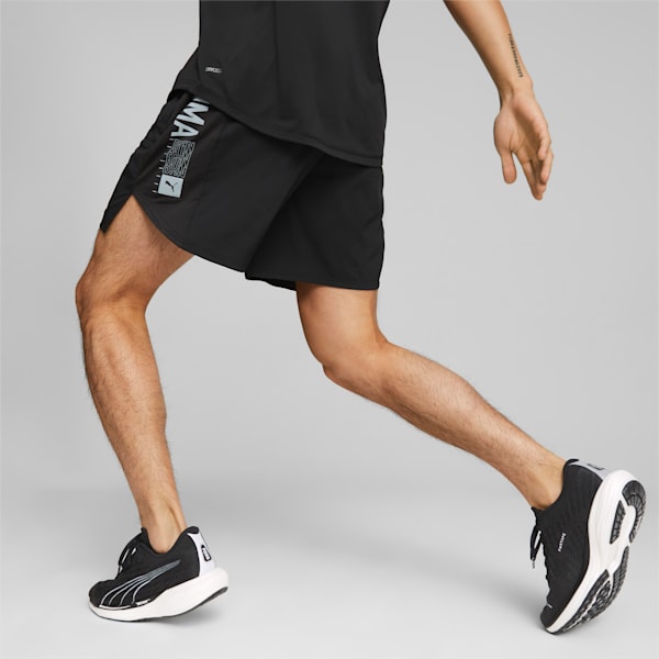 RUN PLCD GRAPHIC 7" Men's SHORTS, Puma Black, extralarge-IND